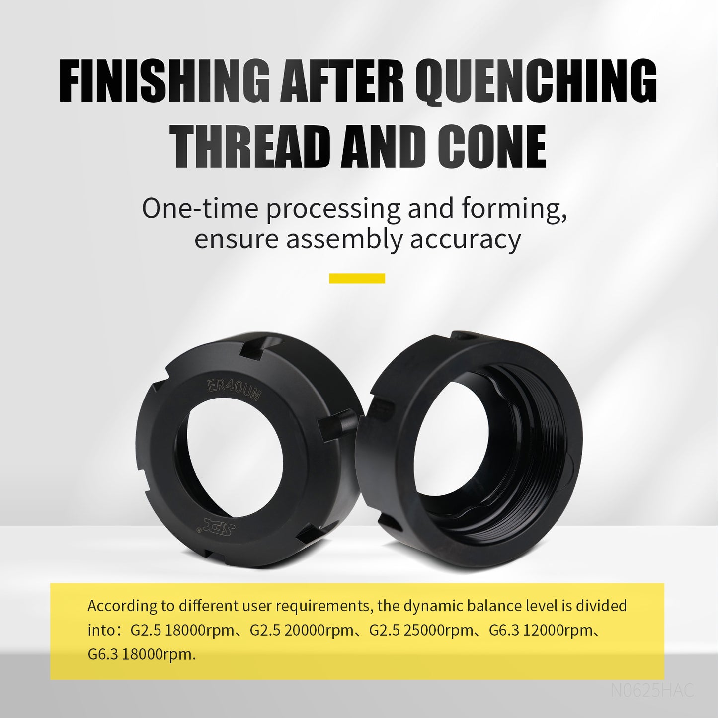 SFX ER Series Nuts ODM Customization Provided 5pcs One Set