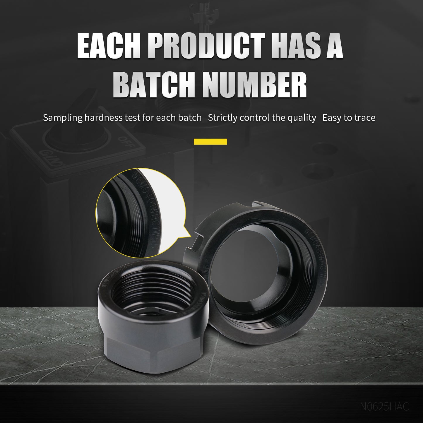 SFX ER Series Nuts ODM Customization Provided 5pcs One Set