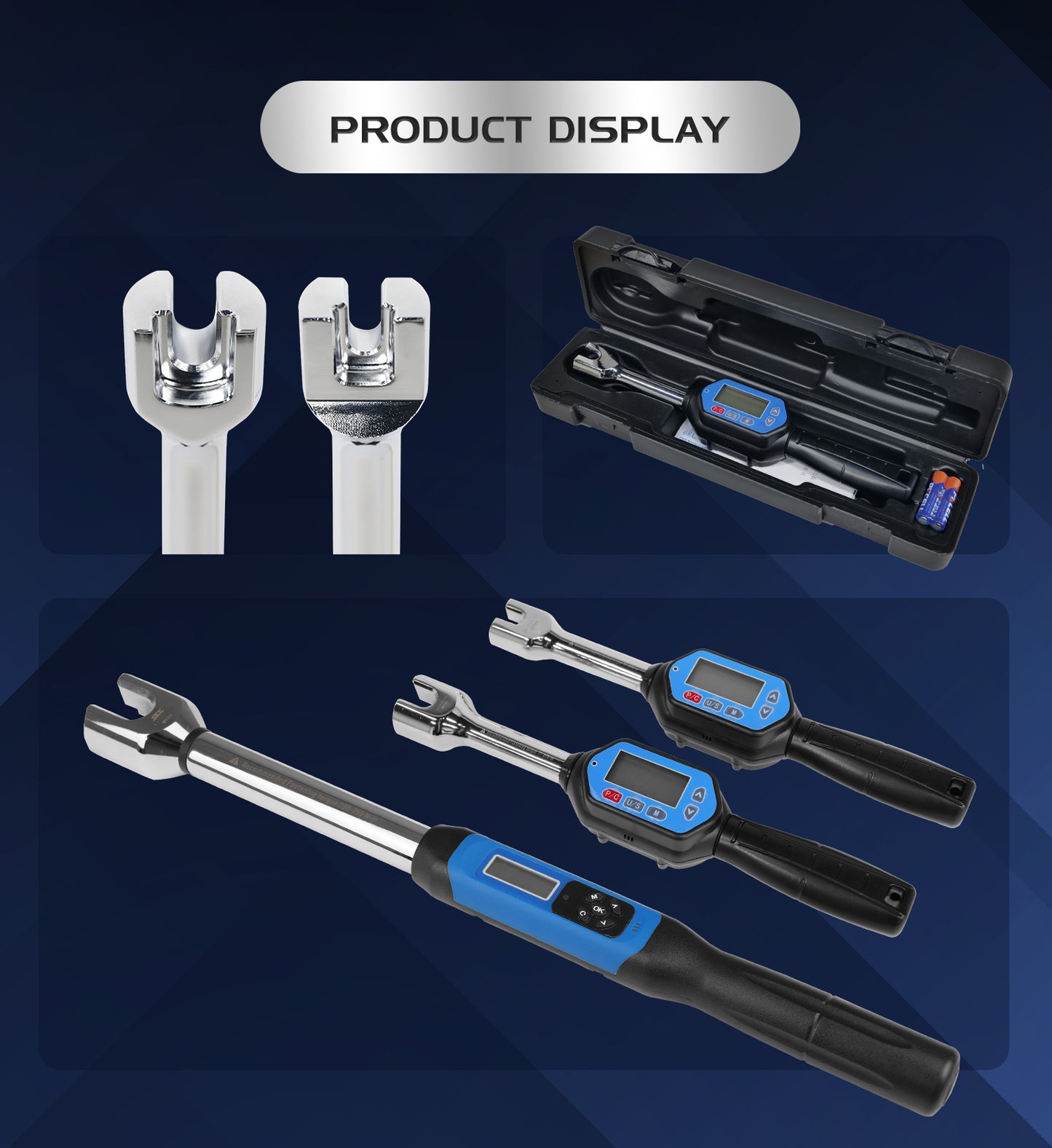 SFX BT30 BT40 BT50 Digital Torque Pull Stud Wrenches