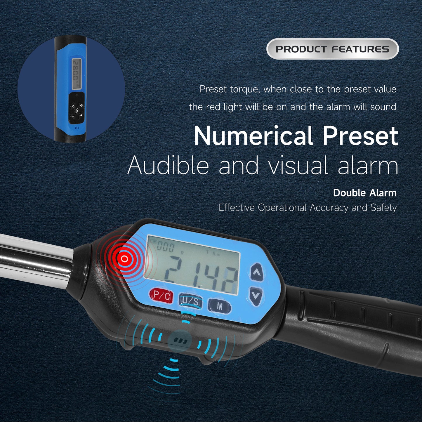 SFX BT30 BT40 BT50 Digital Torque Pull Stud Wrenches