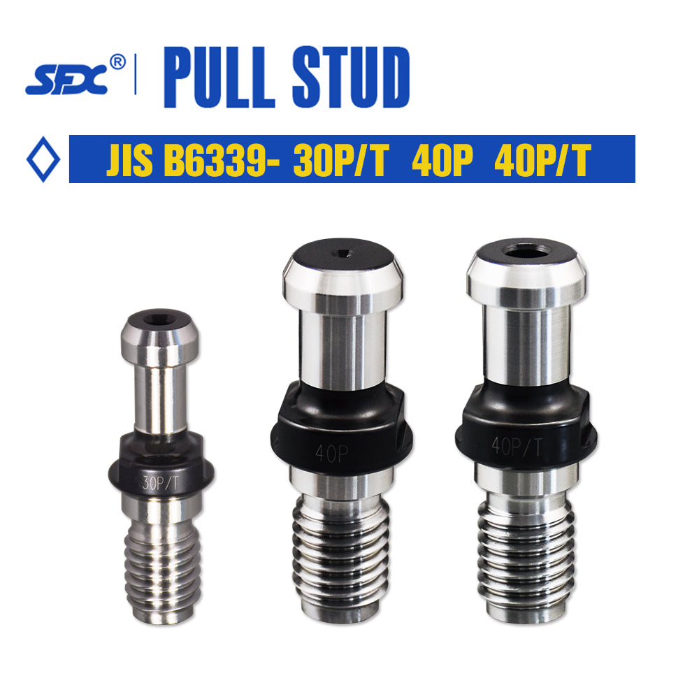 SFX JIS Standard Pull Stud 40P 40P/T 50P/T Retention Knobs for CNC Tool Holders