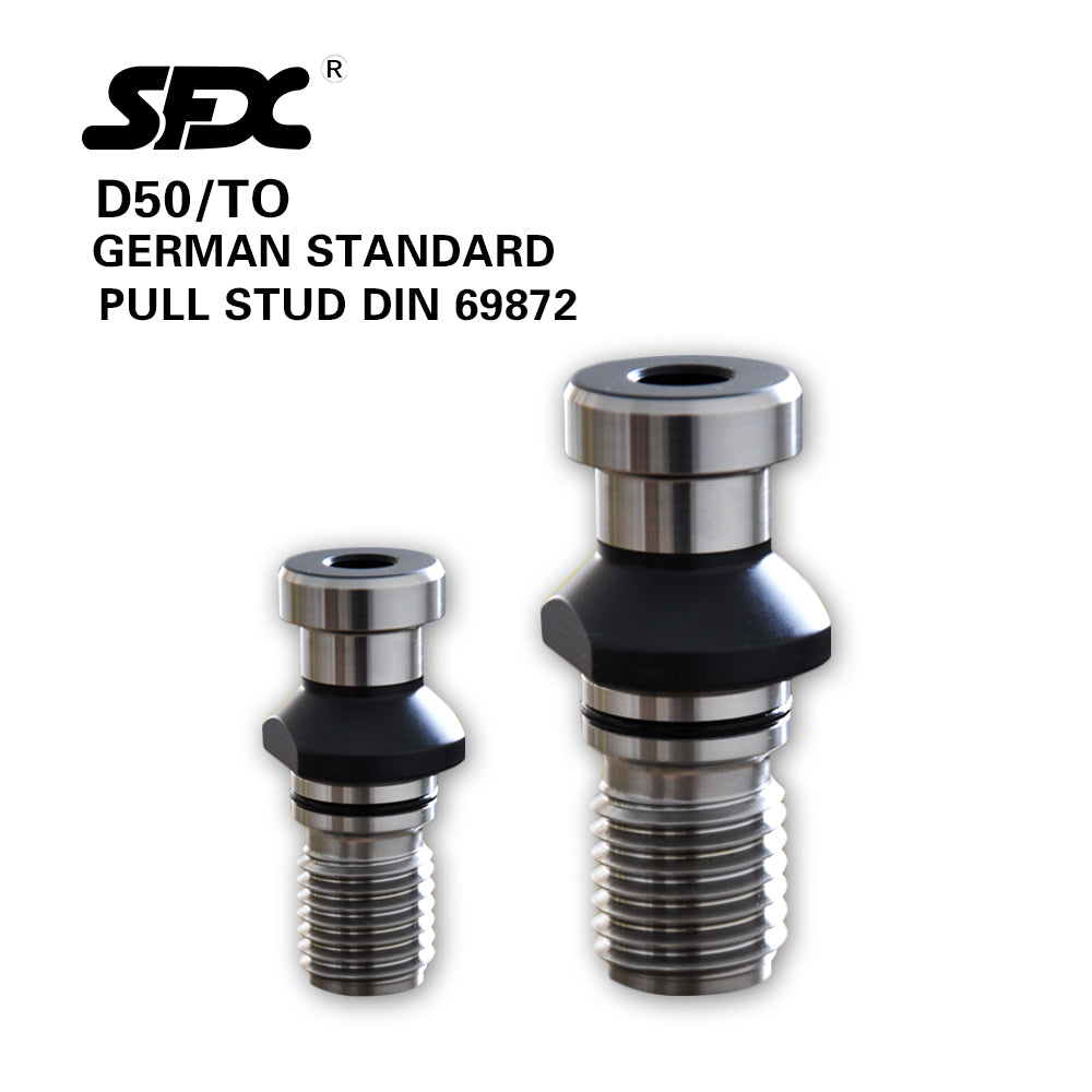 SFX DIN 69872 Pull Stud D30 D40 D50 D60 Retention Knob for CNC Tool Holder