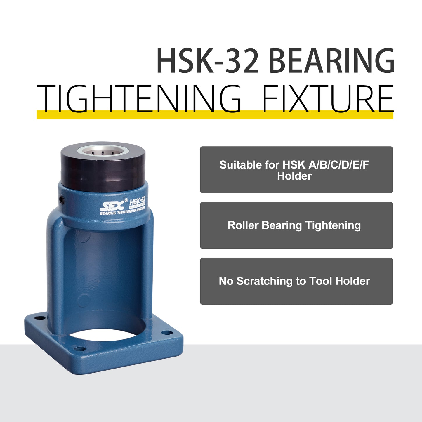 HSK32/50 Roller Bearing CNC Tool Holder Tightening Fixture