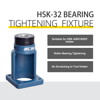 HSK32/50 Roller Bearing CNC Tool Holder Tightening Fixture