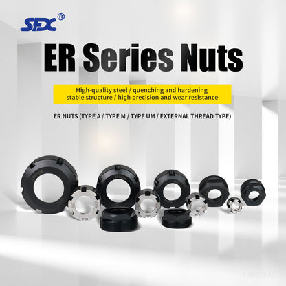 SFX ER Series Nuts ODM Customization Provided 5pcs One Set
