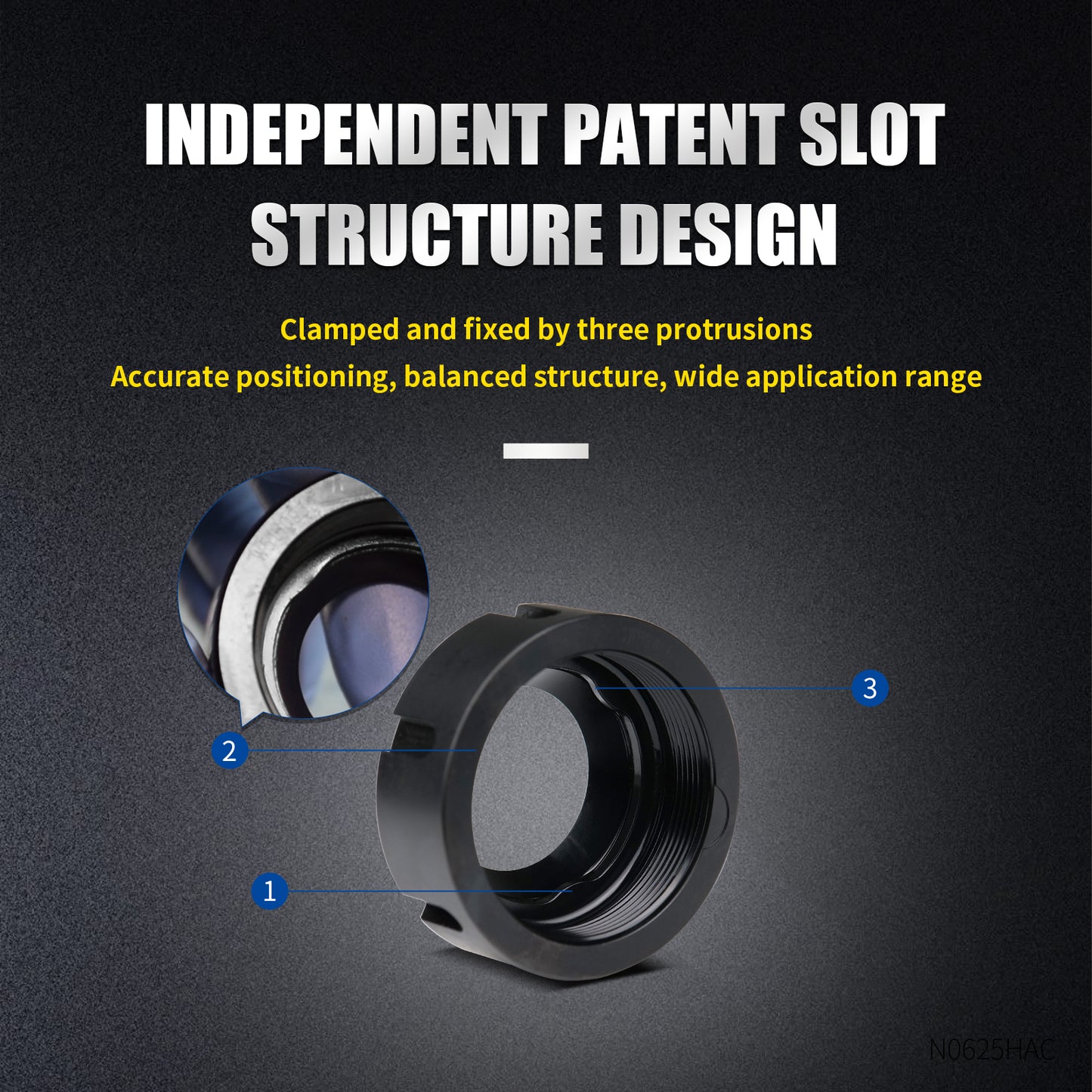 SFX ER Series Nuts ODM Customization Provided 5pcs One Set