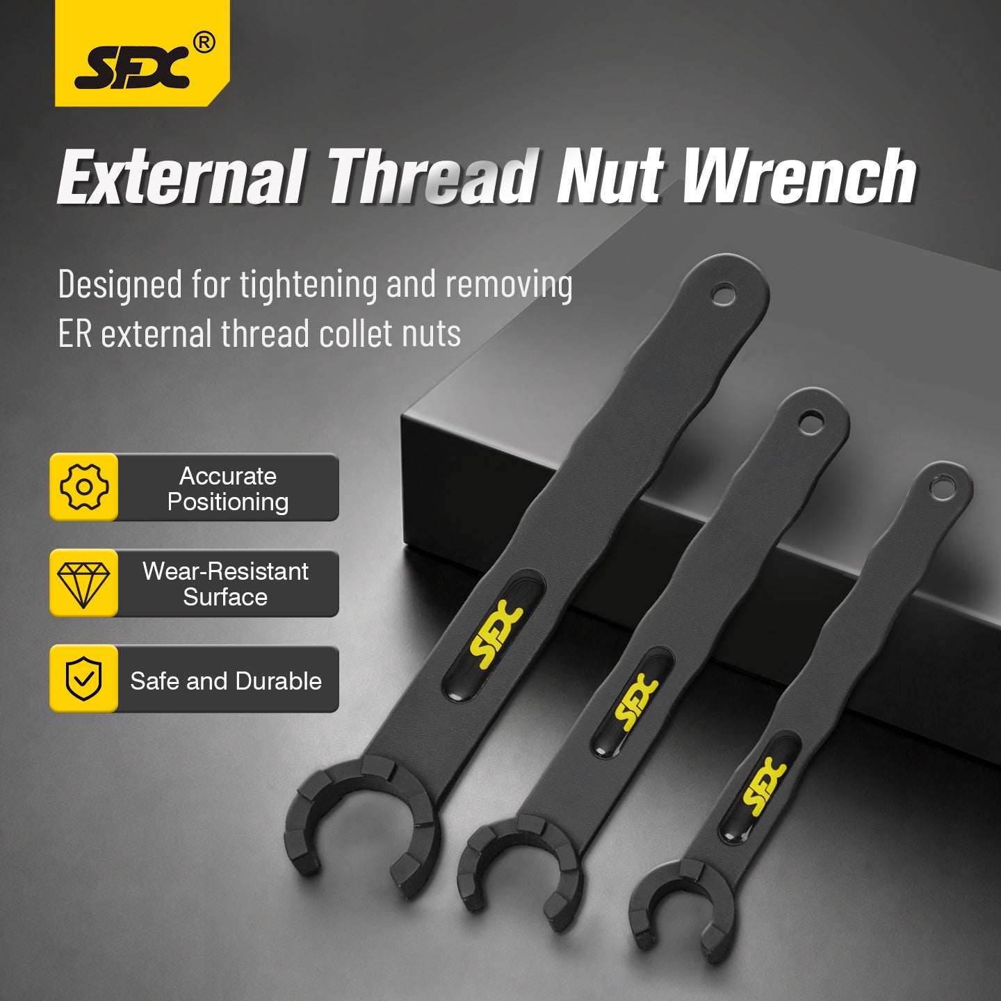 SFX WER20AX WER25AX WER32AX External Thread Nut Wrench