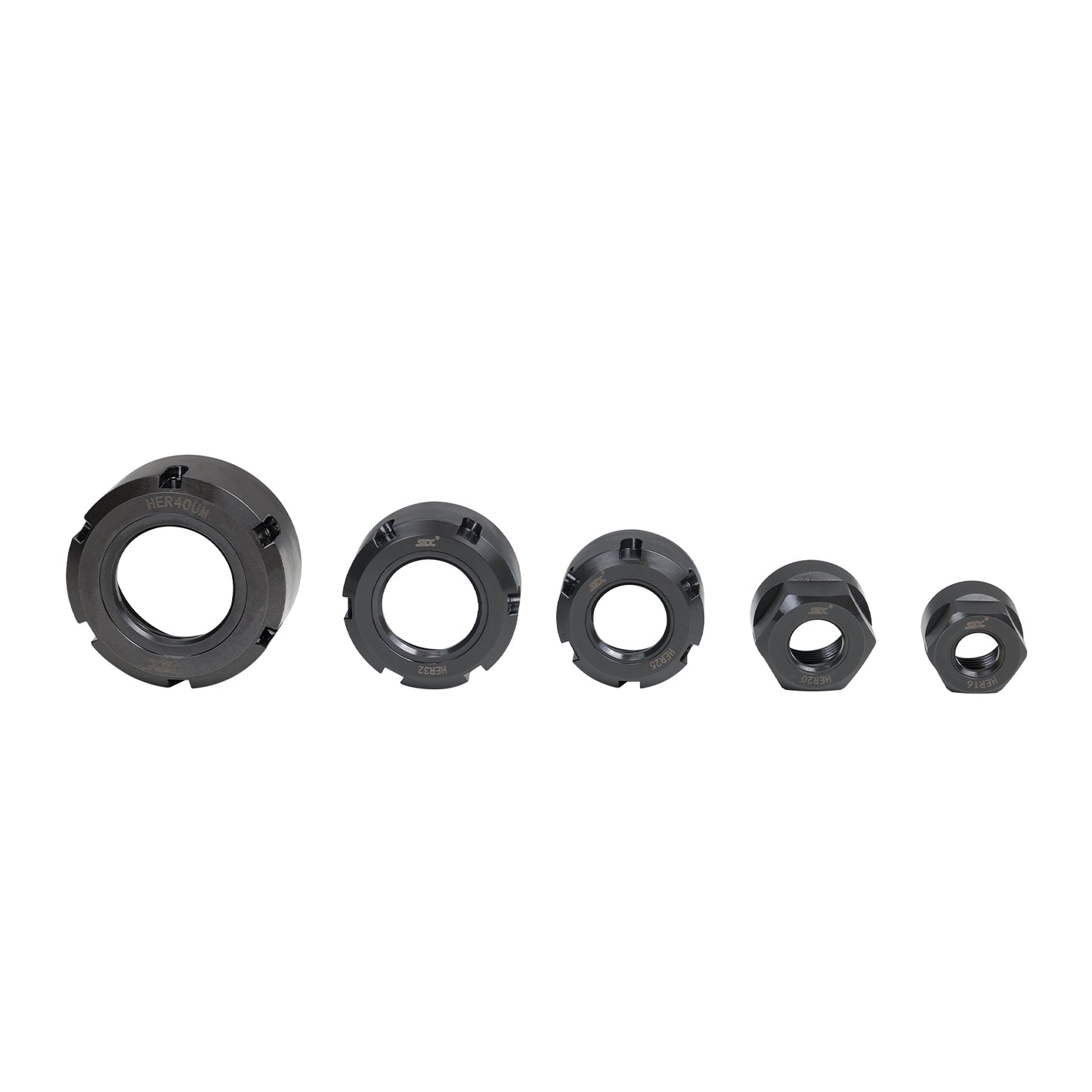 SFX Friction Bearing Nut High Precision HER Nuts for CNC Machine Nuts-5pcs Set